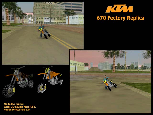 罪恶都市摩托车MOD-KTM 670 Supermoto